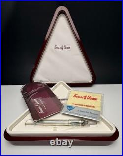 Rare! Ferrari da Varese LE Romea Diamond Fountain Pen 18K Broad Nib NOS