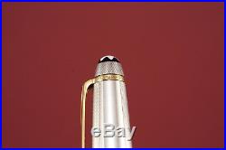 Rare MONTBLANC SOLTAIRE 144 Sterling silver fountain pen NICE 14K BB nib