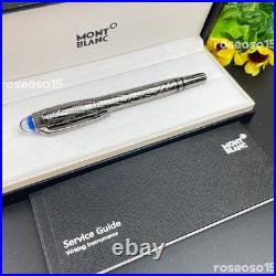 Rare MONTBLANC Star Walker Sterling Silver Rollerball Full Gift Set Bid