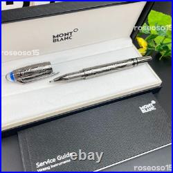 Rare MONTBLANC Star Walker Sterling Silver Rollerball Full Gift Set Bid