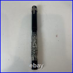 Rare Mason Masonic Sterling Silver 14k Nib Fountain Pen 1930s Gb17