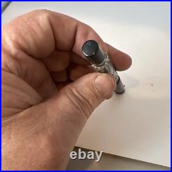 Rare Mason Masonic Sterling Silver 14k Nib Fountain Pen 1930s Gb17