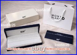 Rare Montblanc Meisterstuck Solitaire Sterling Silver Pinstripe Fountain Pen New