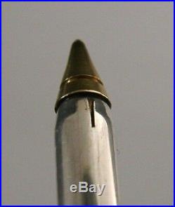 Rare Novelty Champagne Bottle Solid Sterling Silver Pen English 1990
