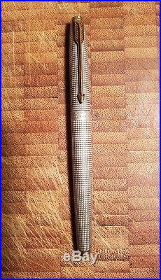 Rare PARKER 75 1715 Spanish Treasure Fleet Sterling Silver Fountain pen