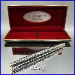 Rare Parker 75 Sterling silver Foutain pen Place Vendôme