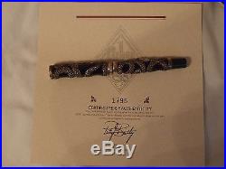 Rare Parker Snake 1997 Limited Edition Sterling Silver Fountain Pen