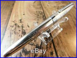Rare! Pilot Custom Fountain Pen Vintage Sterling Silver 18k-750 T570 Japan