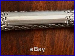 - Rare Sampson Mordan Sterling Silver Pen Or Pencil Case With Chatelaine Chain
