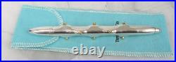 Rare! Schlumberger Tiffany & Co. 18k and Sterling Silver Birch Pen with Box