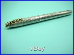 Rare Sheaffer -826 Imperial Sterling Silver Fp. Barley Corn. New Old Stock