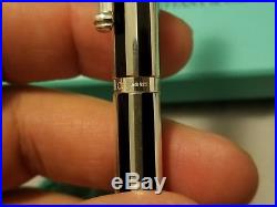 Rare Tiffany & Co Sterling Silver Stripe Germany Ballpoint Pen