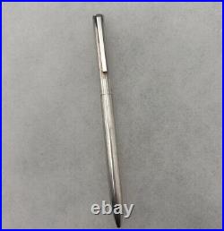 Rare Vintage Tiffany Plain Clip Sterling Silver Twist Pen 925