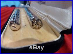 Rare Waterman Sterling Silver Lady Patricia Set Cable Twist