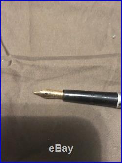 Rare carey sterling silver eyedropper fountain pen