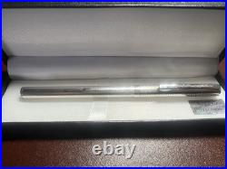 Red Ballpoint Pen Solid 925 SILVER Engraved Guilloché Vintage Writes 1
