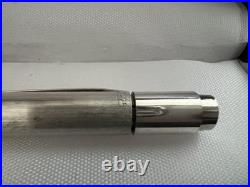 Red Ballpoint Pen Solid 925 SILVER Vintage Click Mechanism 8