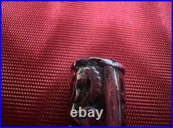 Red Desk Pen Silver 925 English Hallmarks Sheffield 1915 Original Vintage