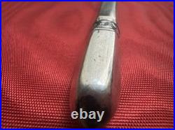 Red Desk Pen Silver 925 English Hallmarks Sheffield 1915 Original Vintage