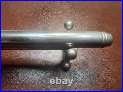 Red Pen Ballpoint Silver 925 Solid Heavy Weight Vintage Desk