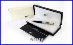 Refurbished # Montblanc Solitaire 163 Doue Sterling Silver Ballpoint Pen