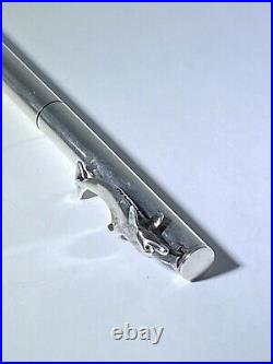 Robert Wyland Dolphin Ballpoint Pen. Sterling Silver. Reduced price