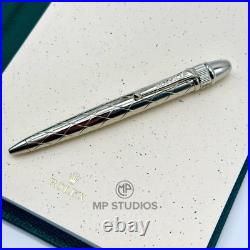 Rolex Platinum Crown Silver Signature Pen AD VIP Gift