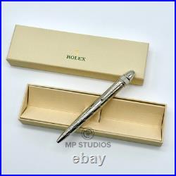 Rolex Platinum Crown Silver Signature Pen AD VIP Gift