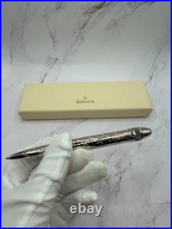 Rolex Platinum Crown Silver Signature Pen AD VIP Gift
