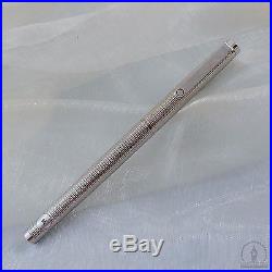 Rotring Sterling Silver Barleycorn Fountain Pen 14K Medium Nib Germany c1995