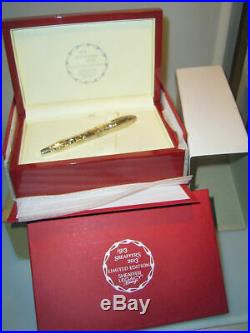 SALE! SHEAFFER 100 Year Anniversary pen, Heritage, Sterling Silver