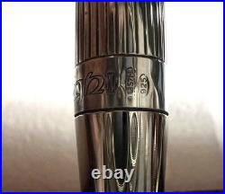 SETTELAGHI Silver 925 Solid Ballpoint Pen Writes Lines Box Warranty 6