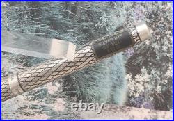 SHEAFFER Imperial Sterling Silver Ballpoint Pen USA Vintage. Diamond pattern