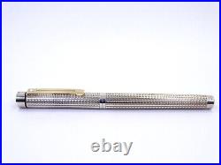 SHEAFFER Limited Edition VANNERIE Pattern Classic Sterling Silver Fountain Pen