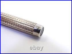SHEAFFER Limited Edition VANNERIE Pattern Classic Sterling Silver Fountain Pen