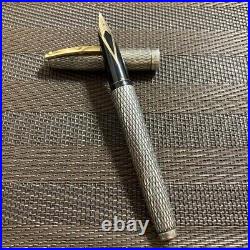 SHEAFFER USA Fountain Pen Sterling Silver Imperial Nib F 14K Vintage JAPAN