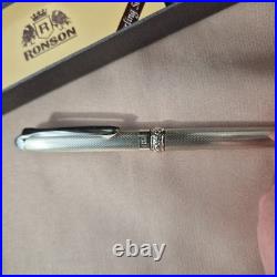 SOLID 925 STERLING SILVER Ronson Pen NOT PLATE MINT NOS Private Collection