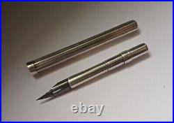 SOLID SILVER S MORDAN & CO, TRAVELLING INK PEN c1900