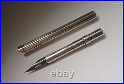 SOLID SILVER S MORDAN & CO, TRAVELLING INK PEN c1900