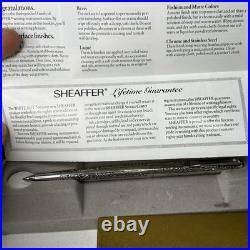 SVintage Sheaffer Sterling Silver Ballpoint Pen Imperial Series, Grapes & Leaves