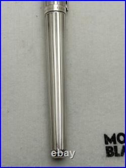 S. T Dupont Sterling Silver Fountain Pen, 14 Fine Nib-Mint