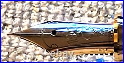 Sailor 1911 Sterling Silver Fountain Pen 14 K Gold Nib. Superb Minty Condition