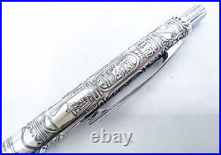 Sailor Egypt Ballpoint Pen Sterling Silver 925 Box Free Shipping