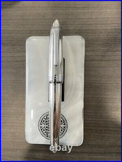 Sailor Sterling Silver 1911L Fountain Pen with 21k Nagahara King Eagle Nib- RARE