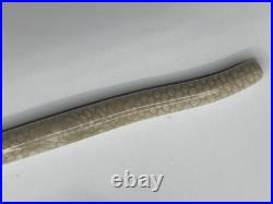Serpent White Ivory Fountain Pen JUMA Snakeskin Resin Sterling Silver Bespoke