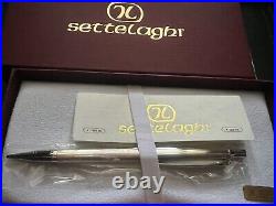 Settelaghi Mechanical Pencil Solid Silver 925 Box Warranty New