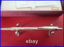 Settelaghi Silver 925 Ballpoint Pen Solid Body Writes 6