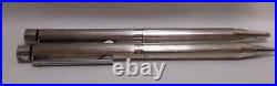 Shaeffer Targa 1004 USA Sterling Silver Ballpoint Pen Mechanical Pencil Bell