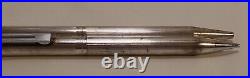 Shaeffer Targa 1004 USA Sterling Silver Ballpoint Pen Mechanical Pencil Castrol