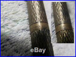 Sheaffer Authentic Rare JUNK condition Fountain pen Nib 14K STERLING SILVER